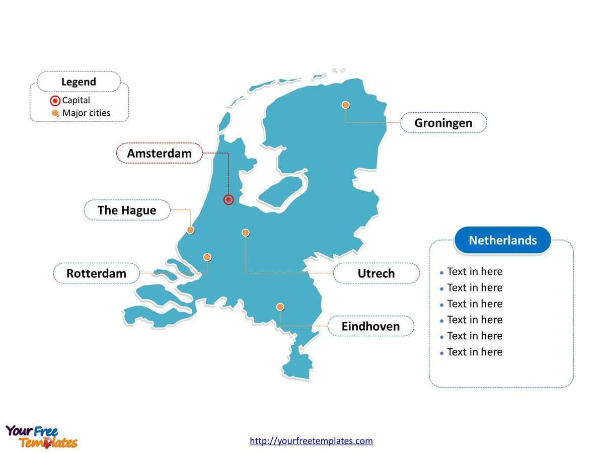 Rotterdam holland mapa