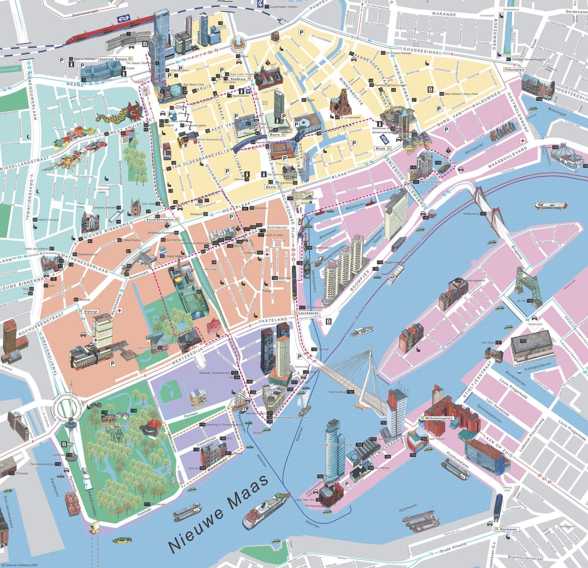 Mapa ng Rotterdam offline