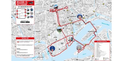 Mapa ng Rotterdam bus 