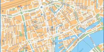Mapa ng kalye Rotterdam 